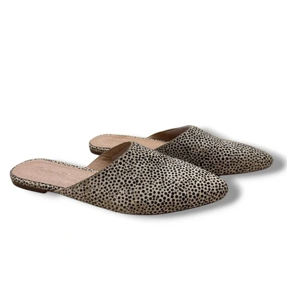 Madewell Frances Loafer Mule Spotted Calf Hair Women’s 8.5 - Picture 3 of 8